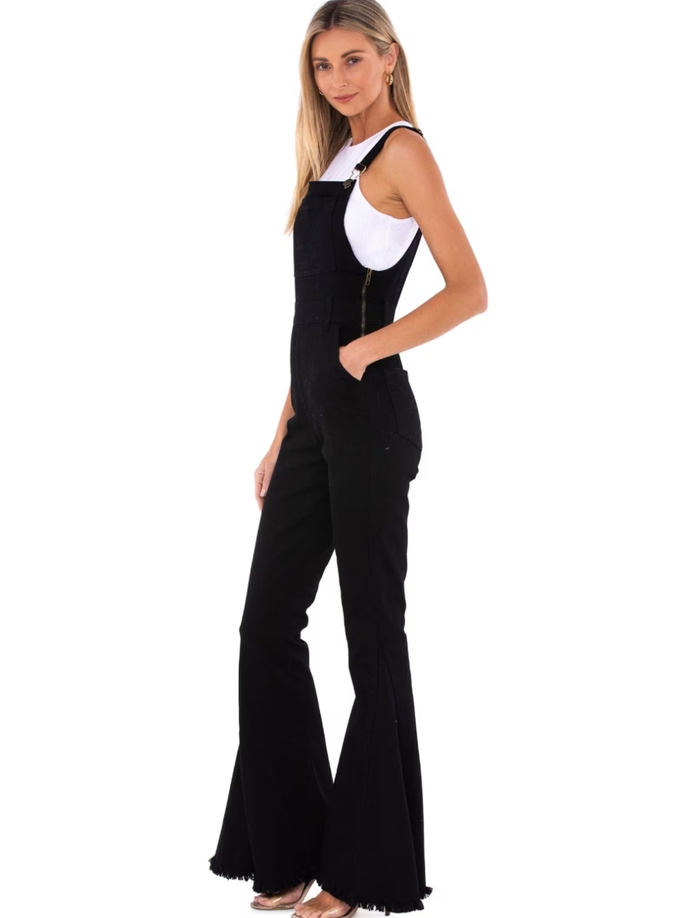 Show Me Your Mumu Berkeley Bell Overalls Size XS NWT - Picture 2 of 7